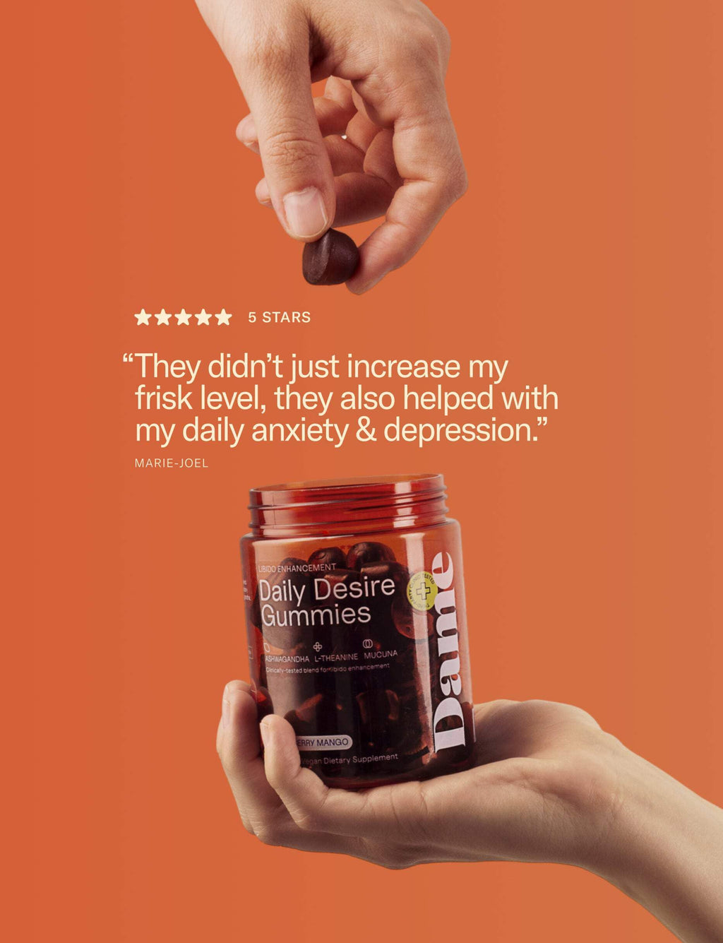 Dame Products Desire Gummies Libido Booster - 60 Count - image 7