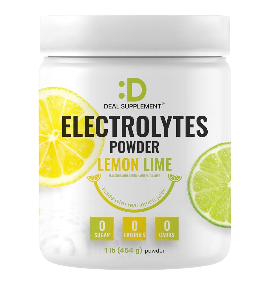 DEAL SUPPLEMENT Electrolytes Powder Lemon Lime - 69 Servings