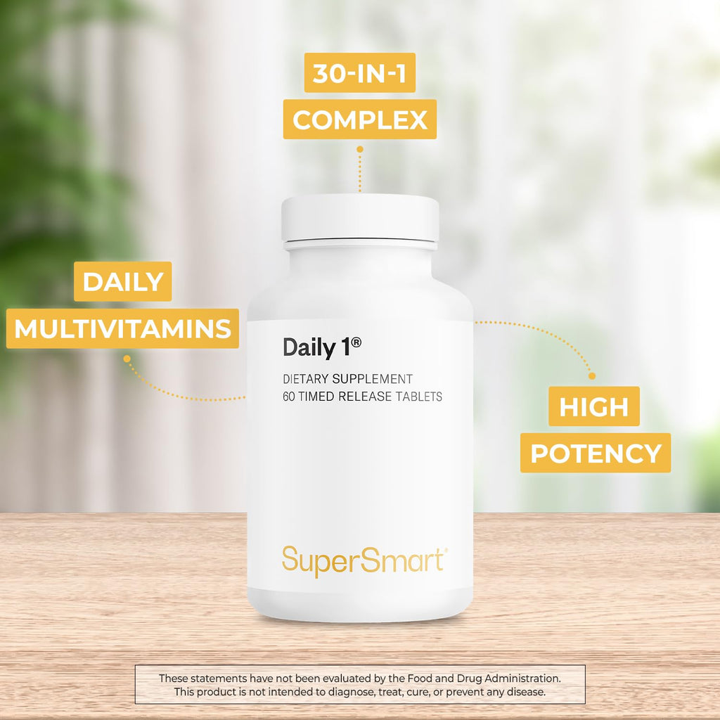 Supersmart Daily 1 Timed Release Multivitamin - 60 Tablets - image 3