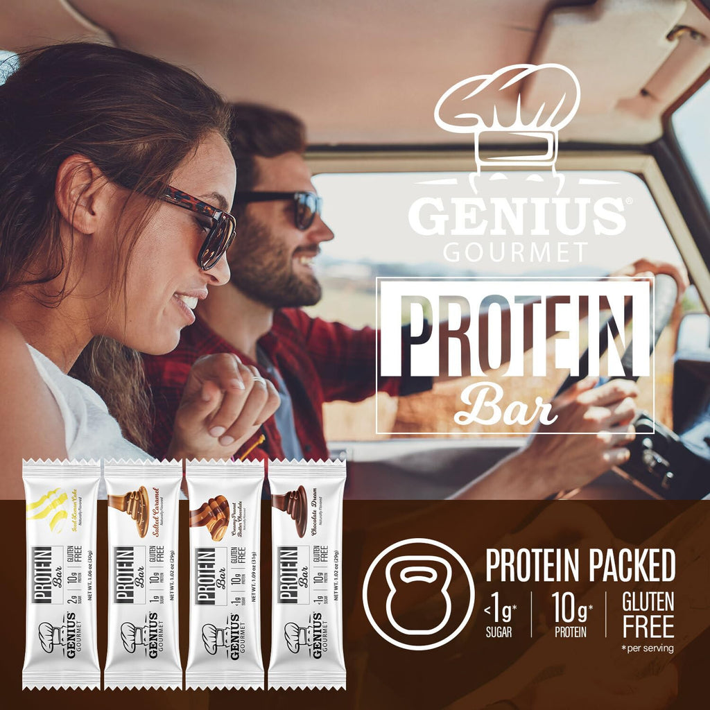 Genius Gourmet Gluten Free Keto Protein Bar