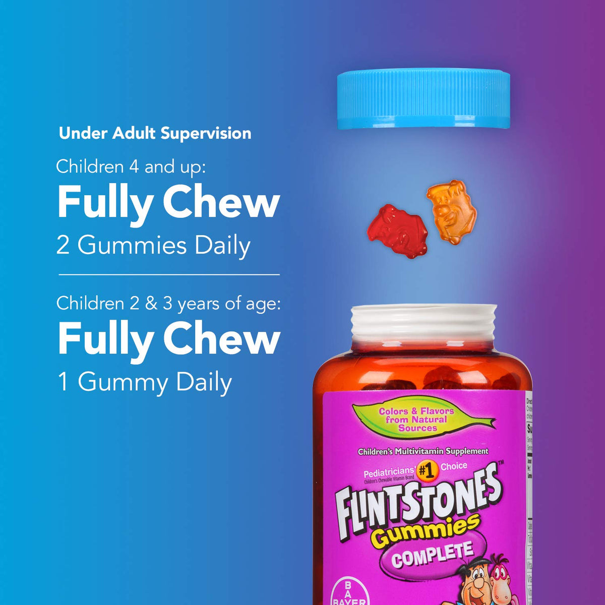 Flintstones Children's Complete Multivitamin Gummies - 70 Count - image 4
