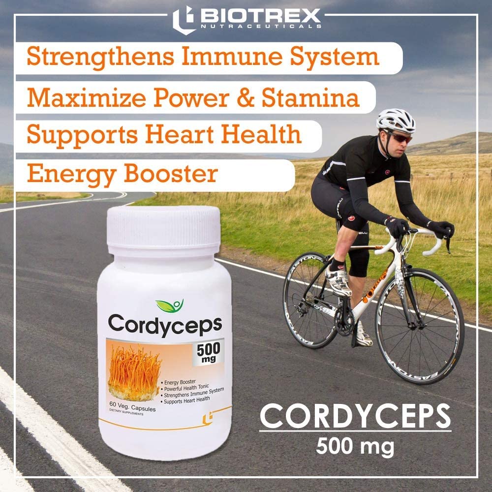 Generic Nutraceuticals Cordyceps 500mg - 60 Vegetarian Capsules - image 5