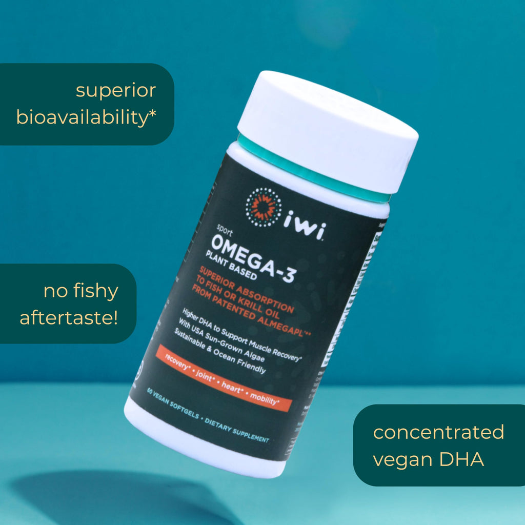 Iwi Omega-3 Sport Plant-Based Algae DHA - 60 Softgels - image 4