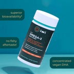Iwi Omega-3 Sport Plant-Based Algae DHA - 60 Softgels - image 4