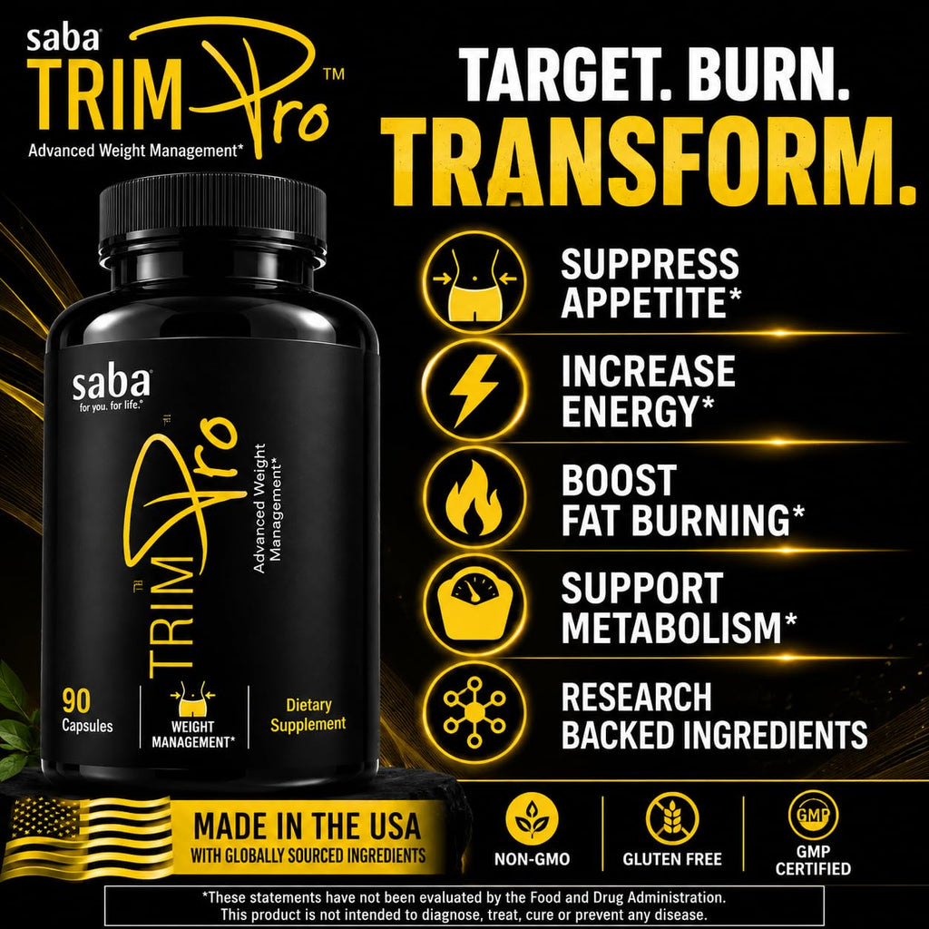 Saba Trim Pro Metabolism & Weight Management Support - 60 Capsules - image 8