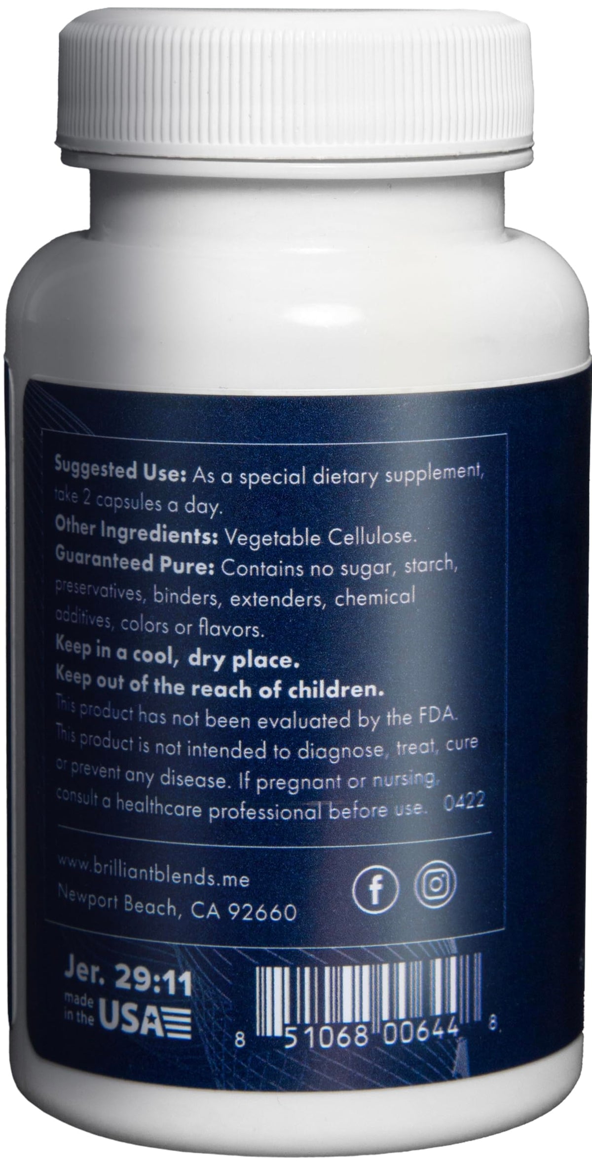Brilliant Blends Adapt Adaptogen Supplement for Sleep & Stress - 60 Capsules - image 3