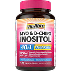 Vitalibre Inositol Supplement Myo & D-Chiro 40:1 Ratio - 120 Capsules