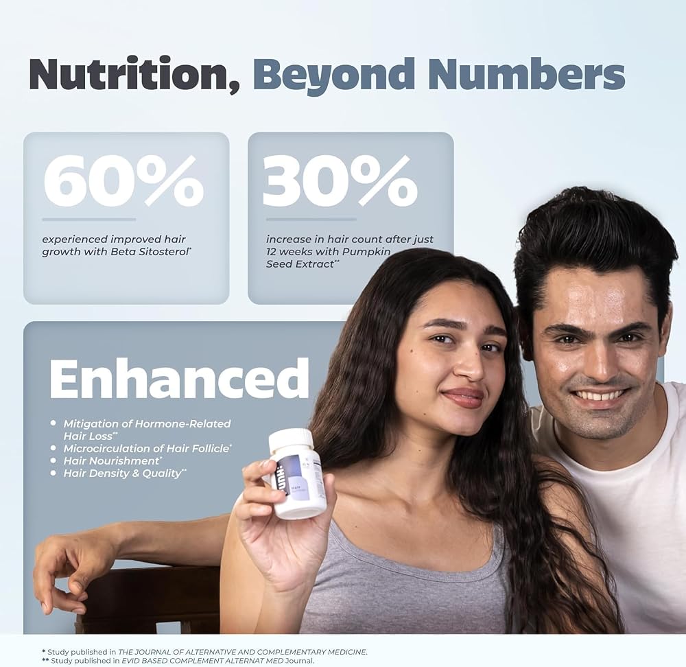Hair Nutrition Supplement with Biotin & Vitamins - 30 Vegetarian Capsules - image 4