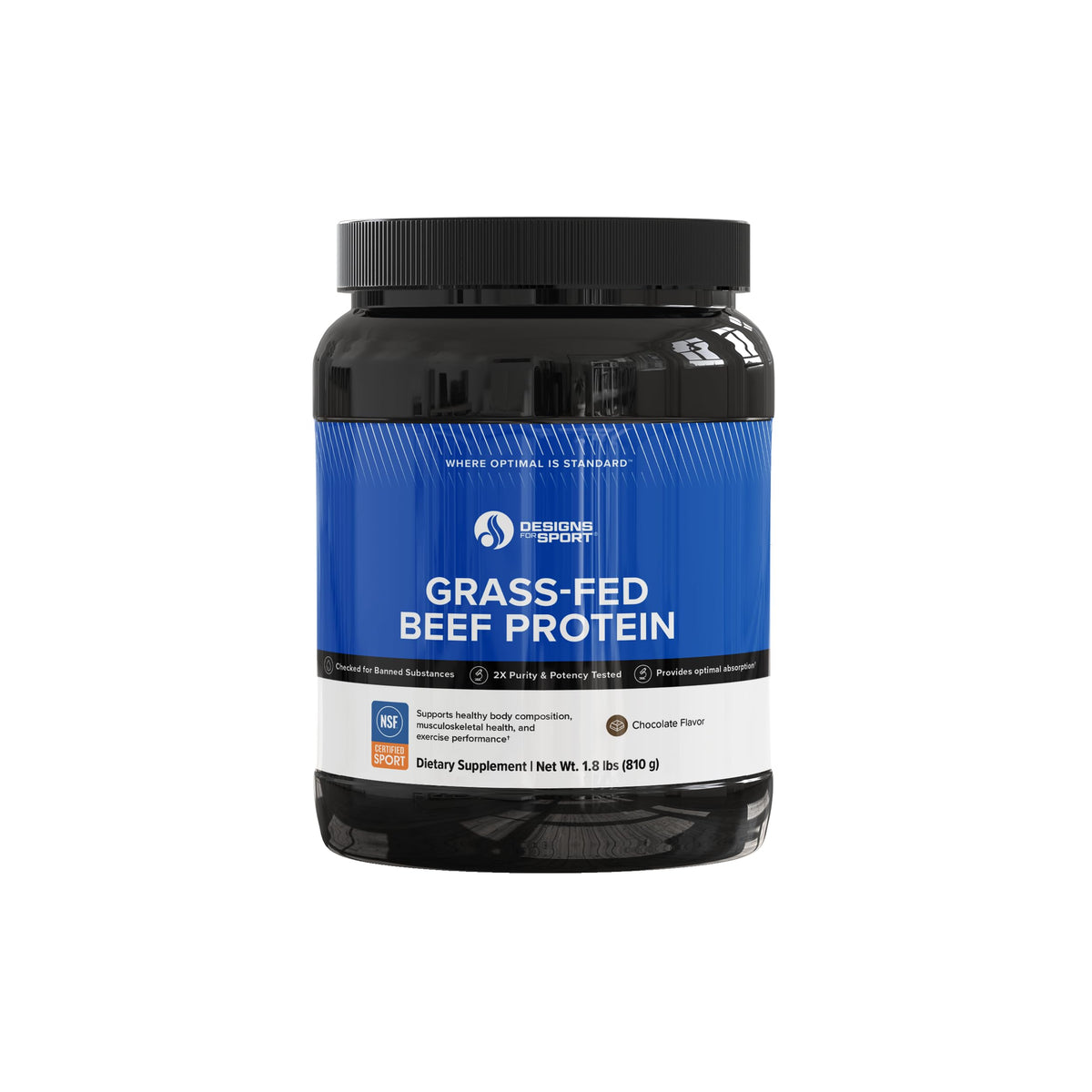 Designs for Sport Beef Protein Powder