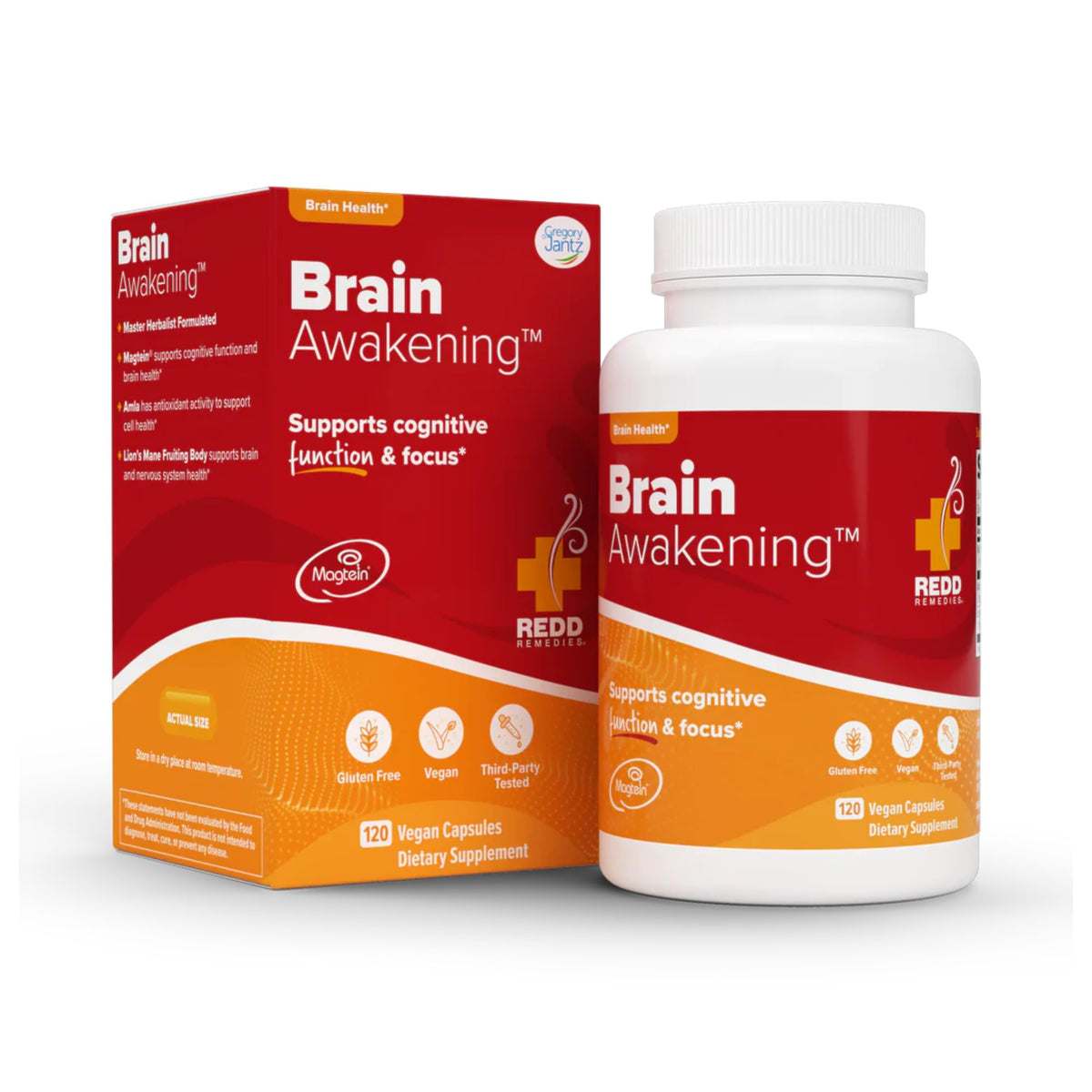 Redd Remedies Brain Awakening Cognitive Support - 120 Capsules