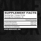 Jacked Factory Creatine + Glutamine - Creatine Supplement