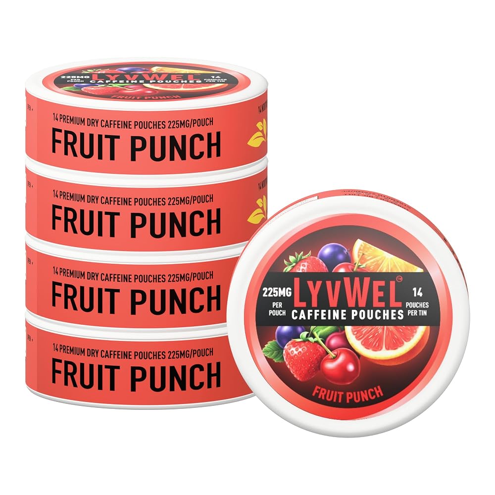 LyvWel 225mg Caffeine Pouches