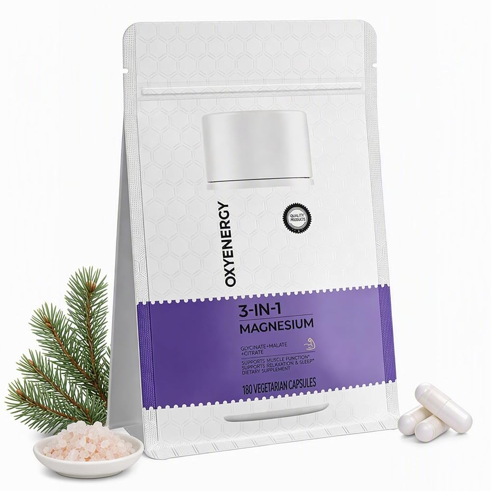 OxyEnergy Magnesium Complex 300mg - 180 Capsules
