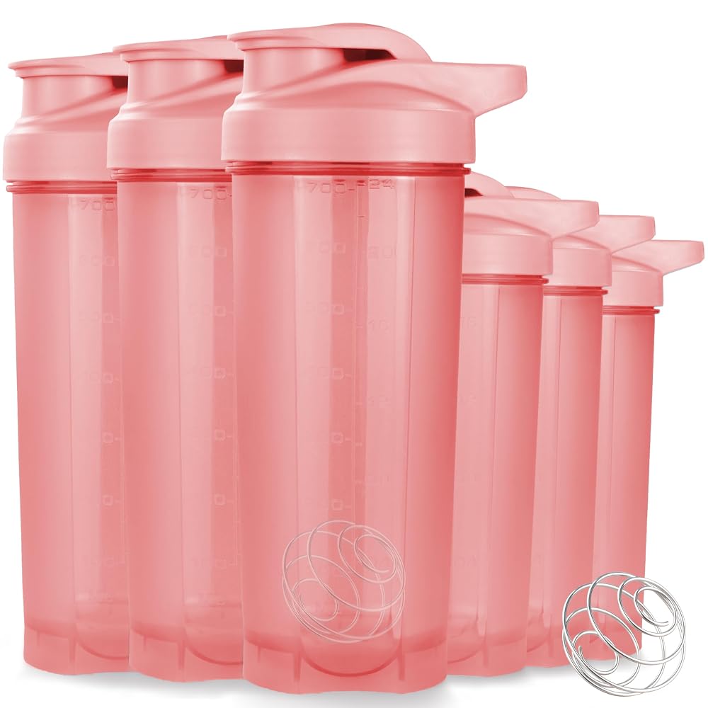 ShakerZoo-6 Pack-Protein Shaker Bottles for Protein Mixes