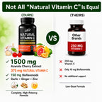 HCL Herbal Code Labs Vitamin C from Organic Acerola Cherry - 90 Capsules - image 6