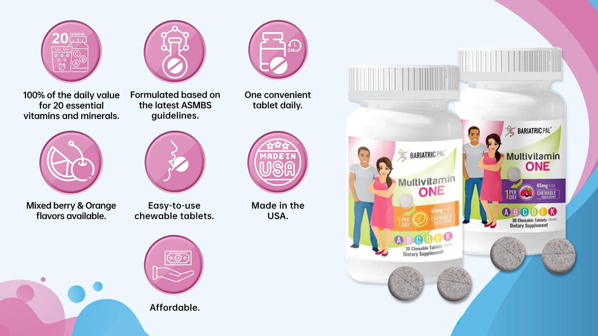 BariatricPal Multivitamin ONE 1 per Day! Bariatric Multivitamin