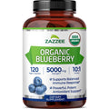 Zazzee USDA Organic Blueberry 10:1 Extract - 120 Capsules