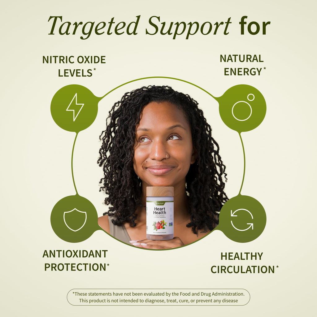 Snap Supplements Heart Health Support with Beets - 90 Capsules - image 5