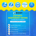 BoostCeuticals CoQ10 200mg Vegan Capsules with BioPerine - 90 Capsules - image 2