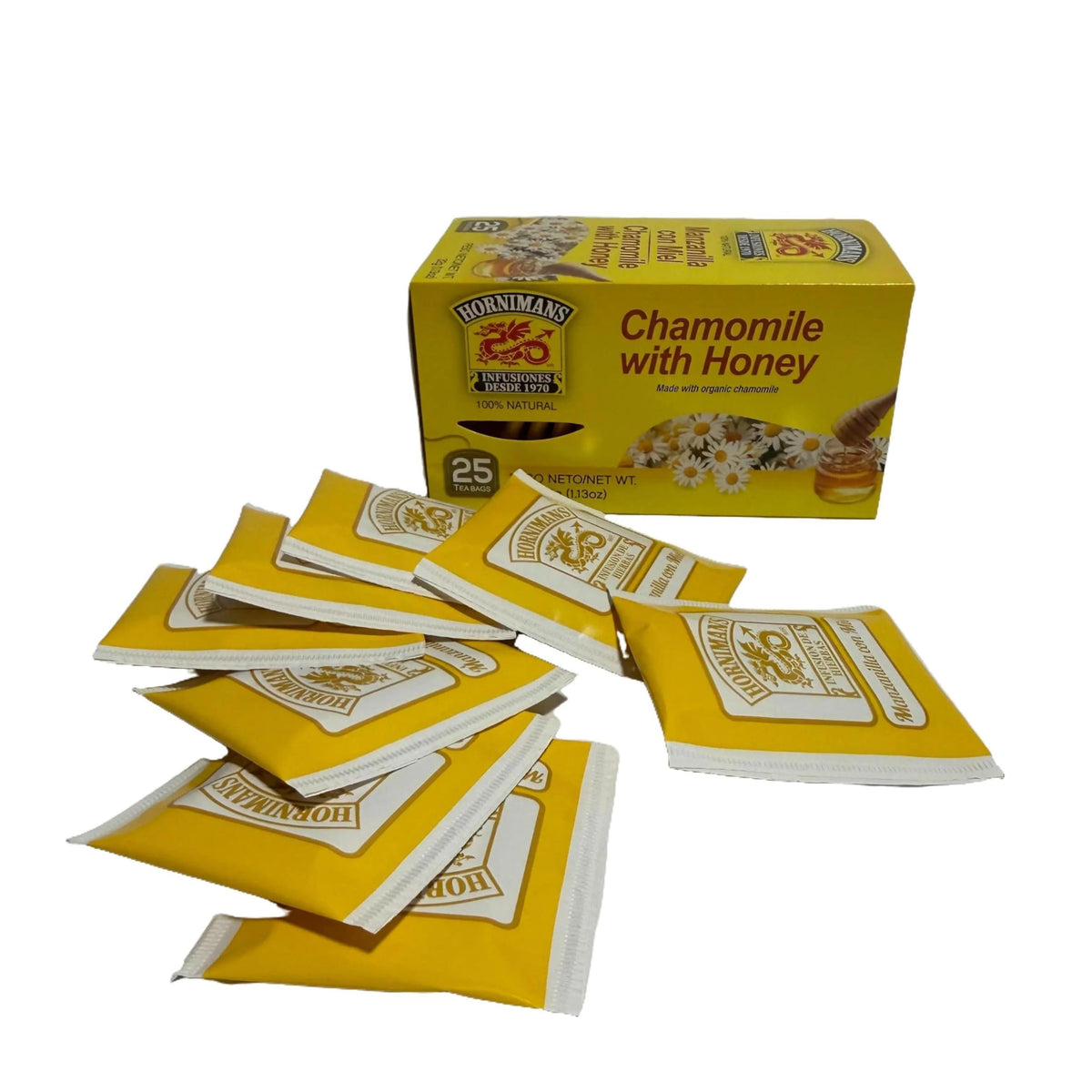 Hornimans Chamomile Honey Herbal Tea - 25 Teabags - image 2