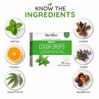 HERBION Naturals Sugar-Free Mint Cough Drops with Stevia - 18 Count - image 2