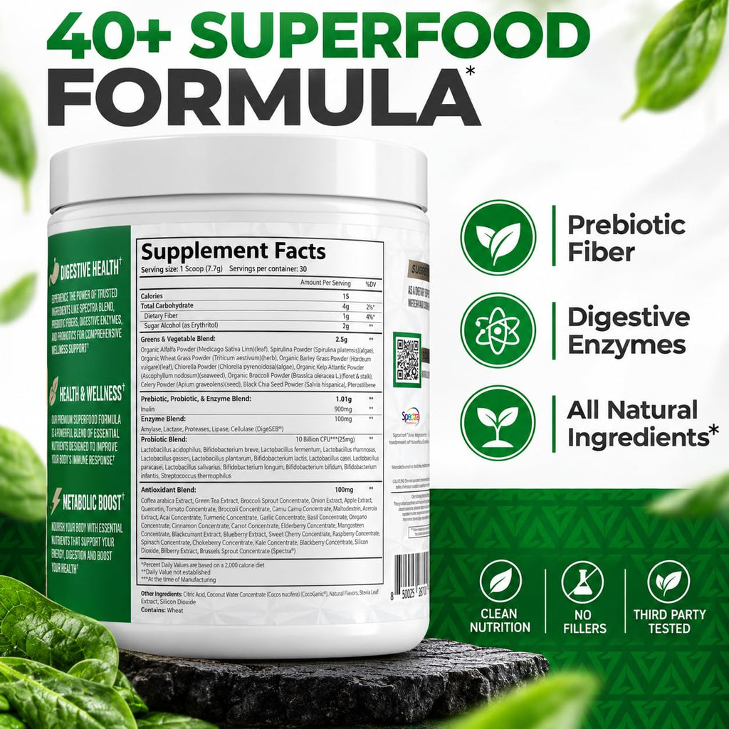 Alpha Supps - Alpha Greens Fruit & Vegetable Powder