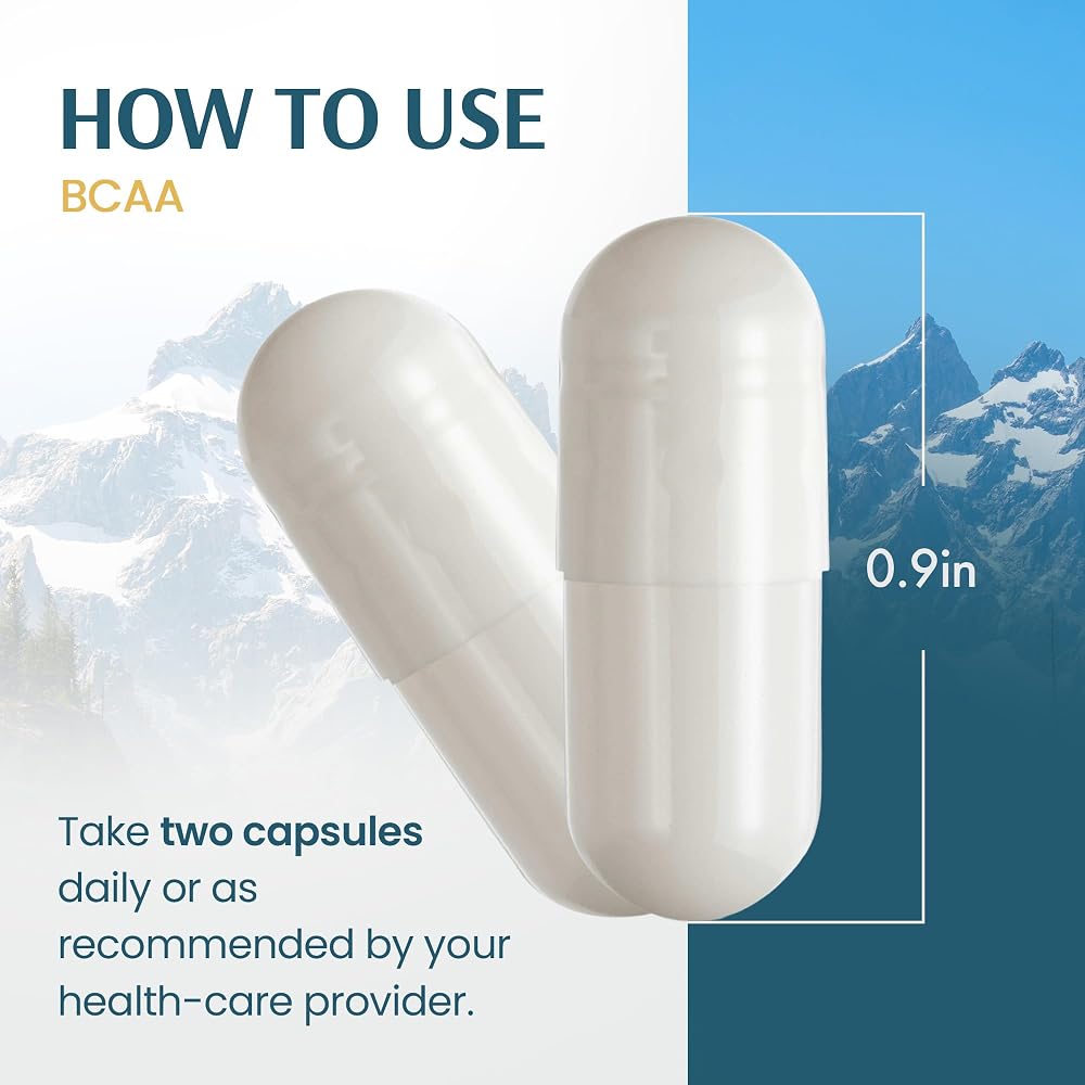 Vykee Nutrition BCAA Capsules 1,000 mg - 120 Count - image 5