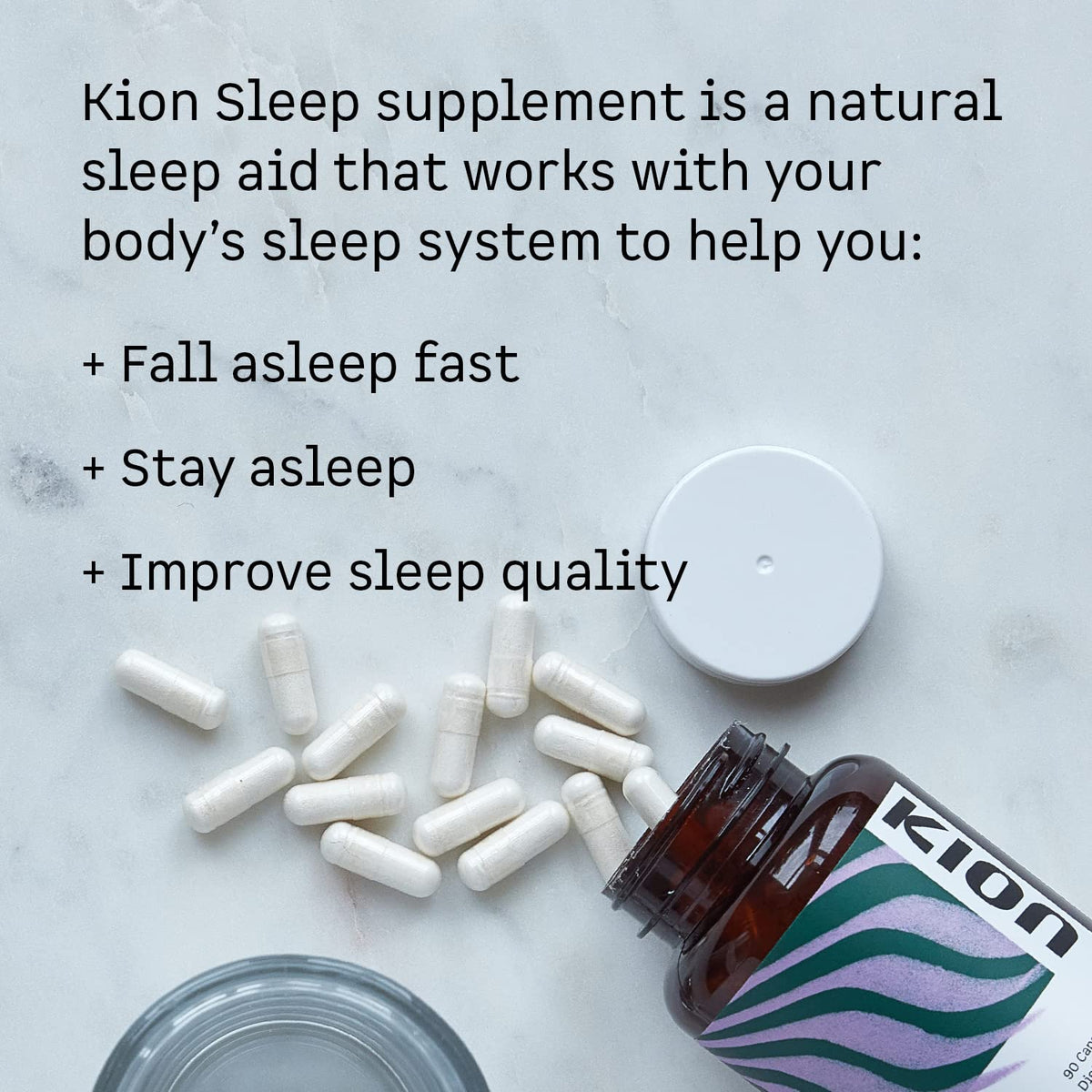 Kion Natural Sleep Aid Melatonin-Free - 90 Capsules - image 2