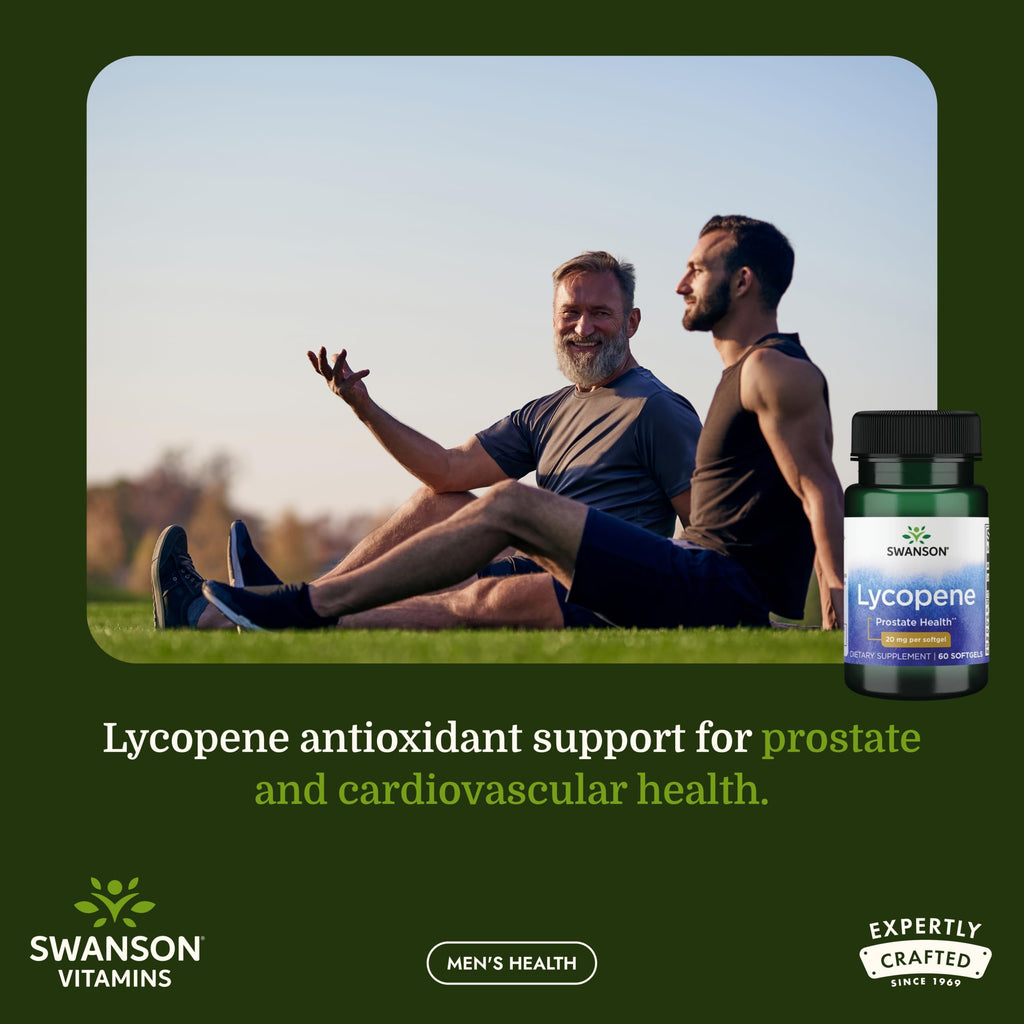 Swanson Lycopene Prostate and Heart Health Supplement - 60 Softgels - image 2