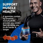 duwhot Creatine Monohydrate Gummies for Men - 120 Count - image 5