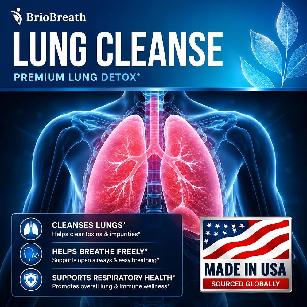 BRIOBREATH Lung Support Supplement - 60 Capsules - image 3