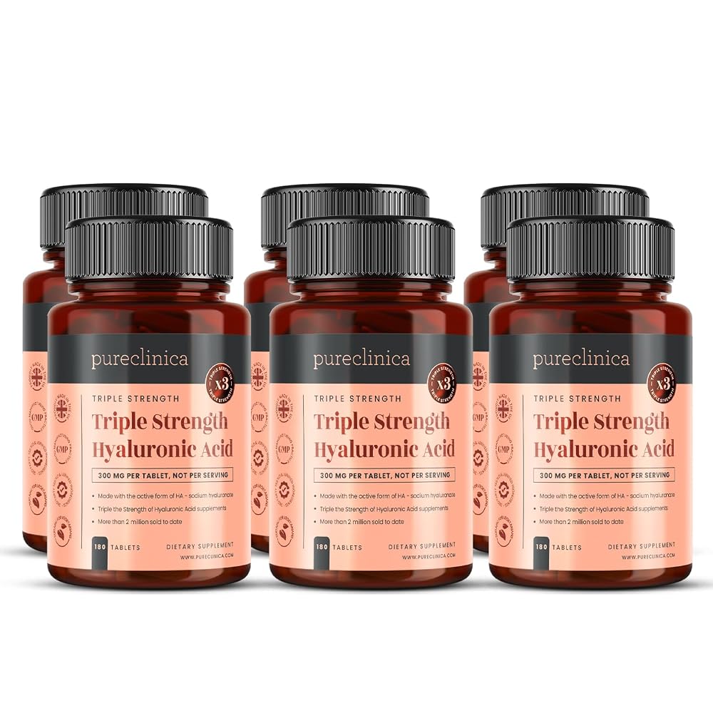 pureclinica Hyaluronic Acid 300mg Tablets - 1080 Count