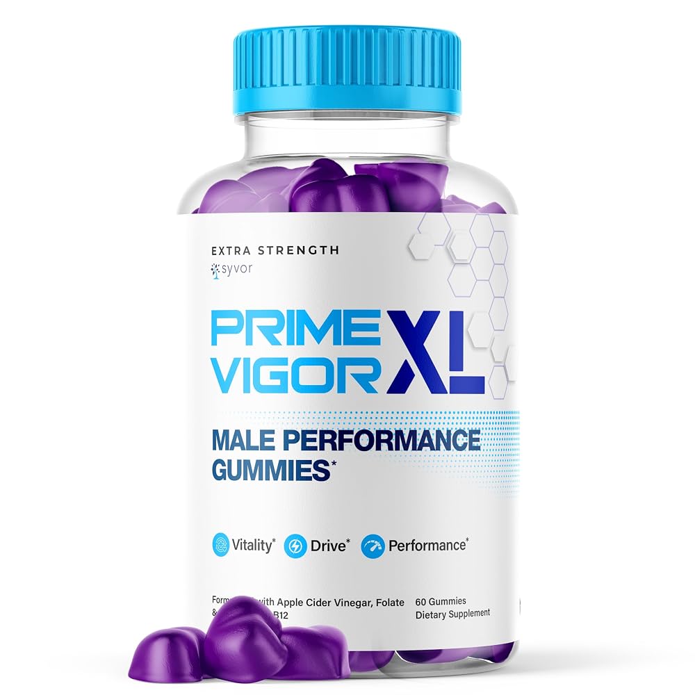 Syvor Prime Vigor XL Gummies Maximum Strength - 60 Gummies