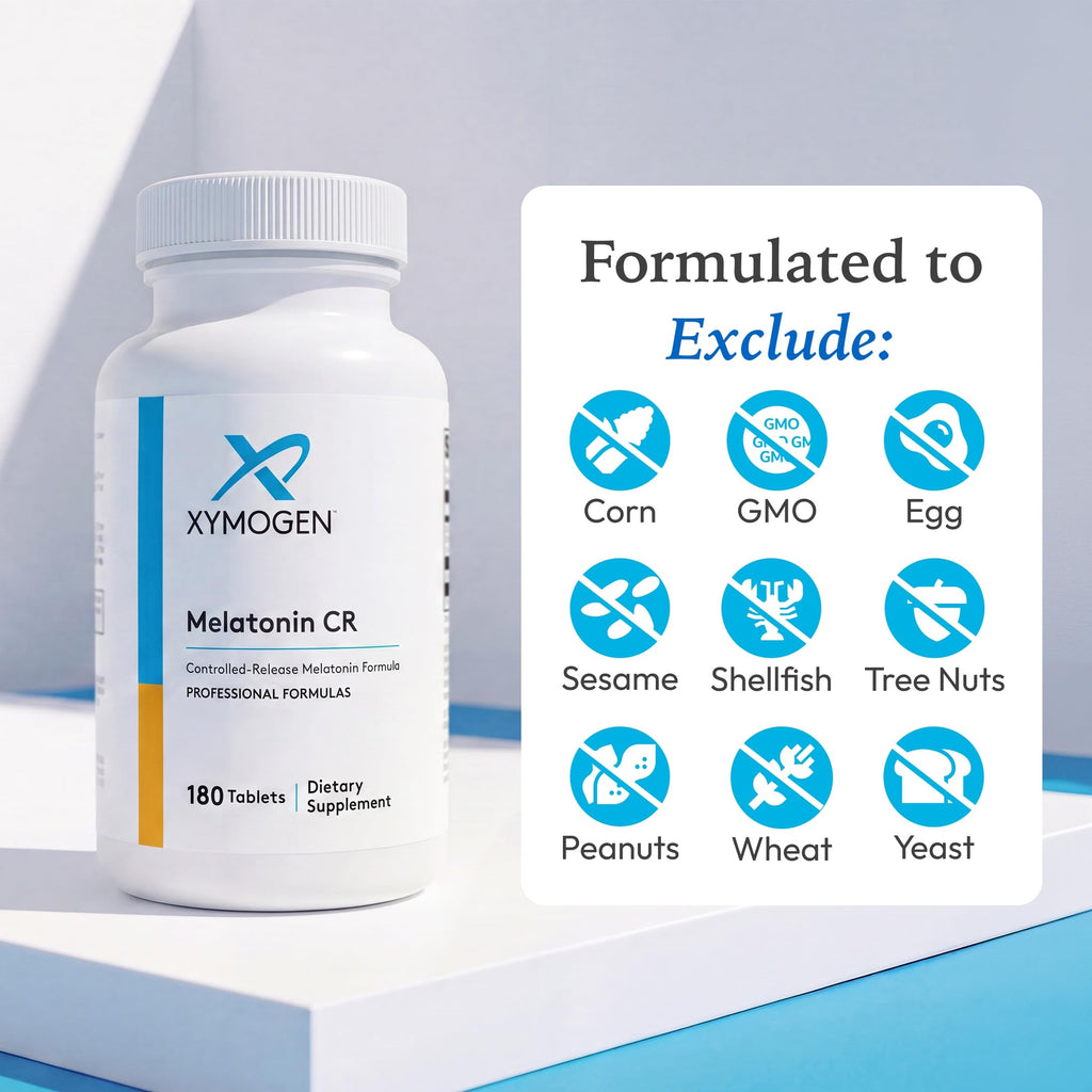 XYMOGEN Melatonin CR Sleep Support - 180 Tablets - image 6