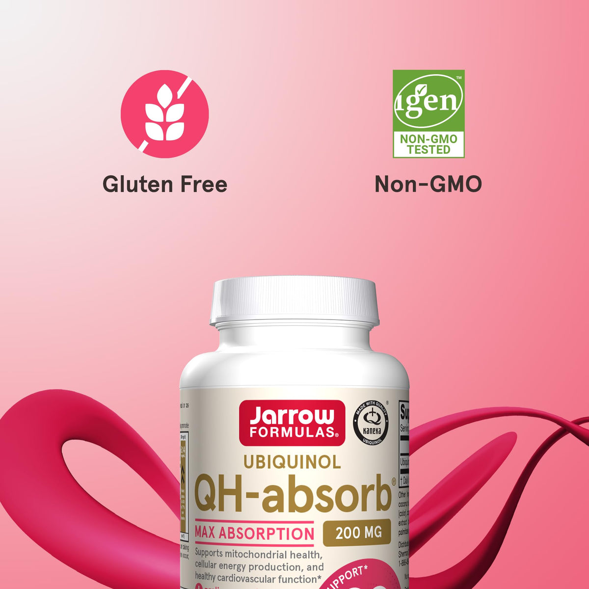 Jarrow Formulas QH-Absorb Co-Q10 200 mg - 60 Softgels - image 5
