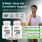 LIVERITE Liver Aid Supplement for Daily Liver Support - 240 Tablets - image 7