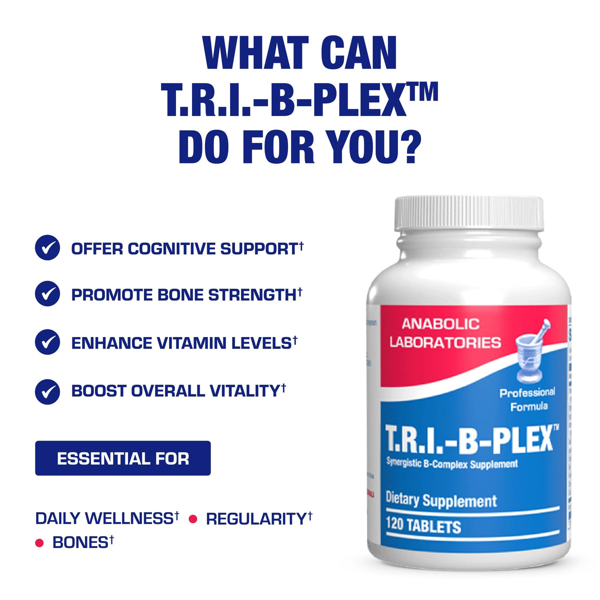 Anabolic Laboratories Super B Complex Methylated - 120 Tablets - image 5