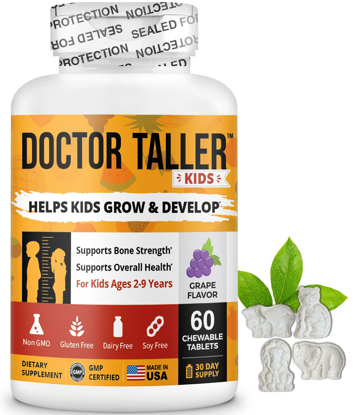 NuBest Doctor Taller Kids Multivitamin Calcium Chewable Tablets - 720 Count - image 2