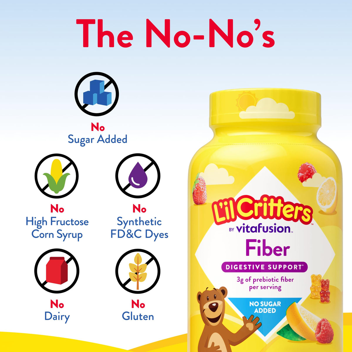 Lil Critters Kids Fiber Gummies for Digestive Support - 90 Count - image 4