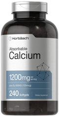 Horbäach Calcium 1200 mg with Vitamin D3 - 240 Softgels