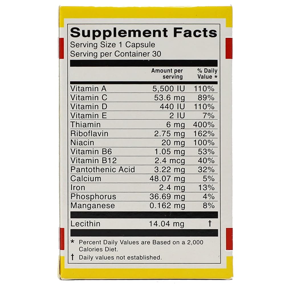 Sanar Vital Fuerte Vitamins and Minerals Supplement - 30 Capsules - image 4