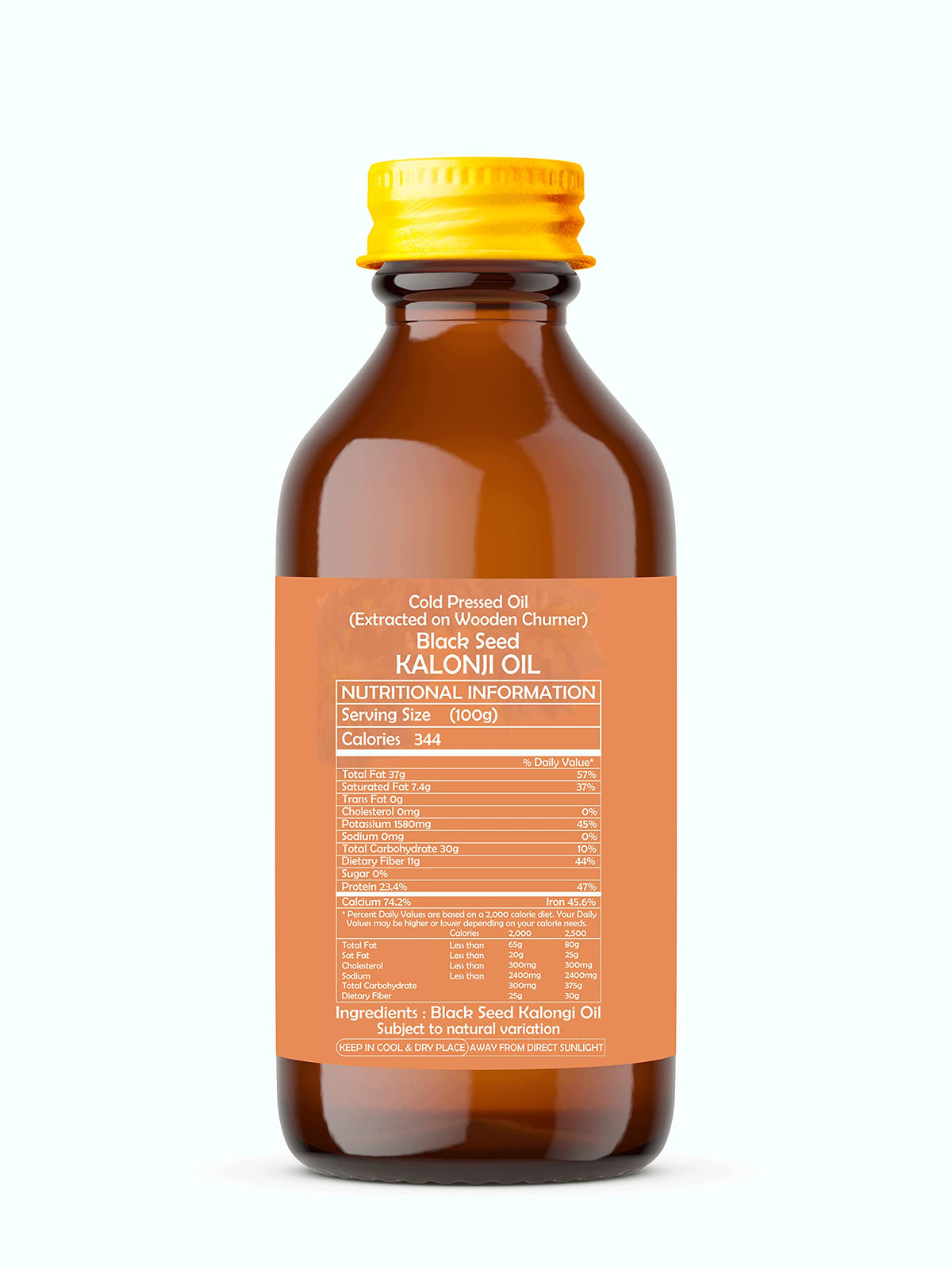 AYURVEDASHREE Cold Pressed Black Seed Oil - 3.38 fl oz - image 3