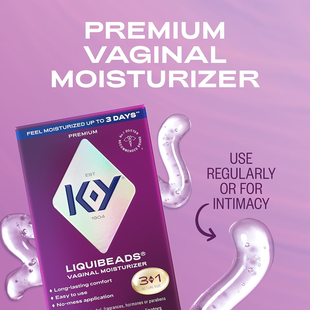 K-Y Liquibeads Silicone Vaginal Moisturizer - 6 Ovules - image 3