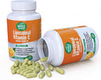 Whole Nature Liposomal Vitamin C Supplement Pills 1200 mg - High