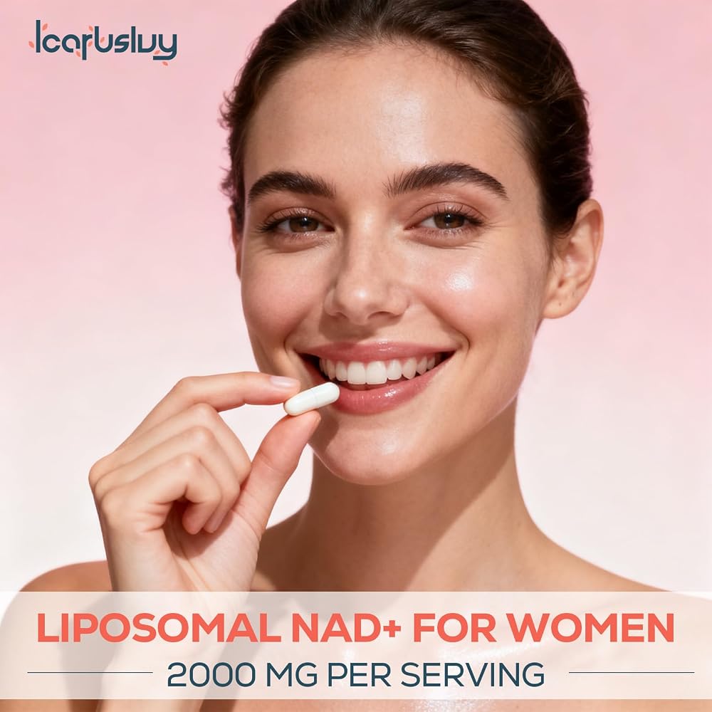 IcarusIvy NAD for Women, NMN Alternative, Female Liposomal NAD+