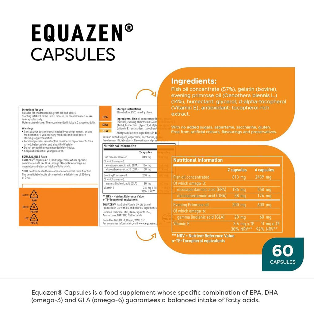 Equazen Eye Q Omega-3 & Omega-6 - 60 Capsules - image 7
