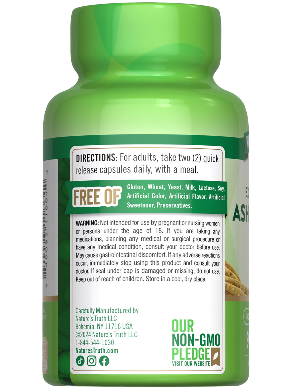 Nature's Truth Ashwagandha Extra Strength Capsules - 90 Count - image 7