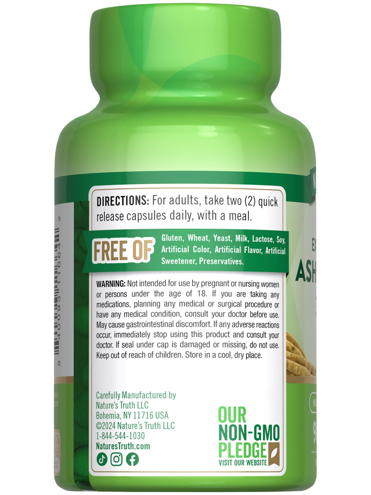 Nature's Truth Ashwagandha Extra Strength Capsules - 90 Count - image 7