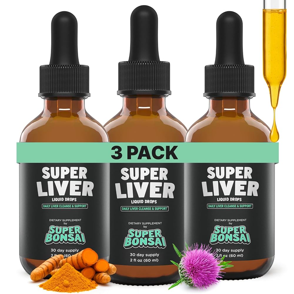 SuperBonsai Super Liver Support with Milk Thistle - All Natural Liver
