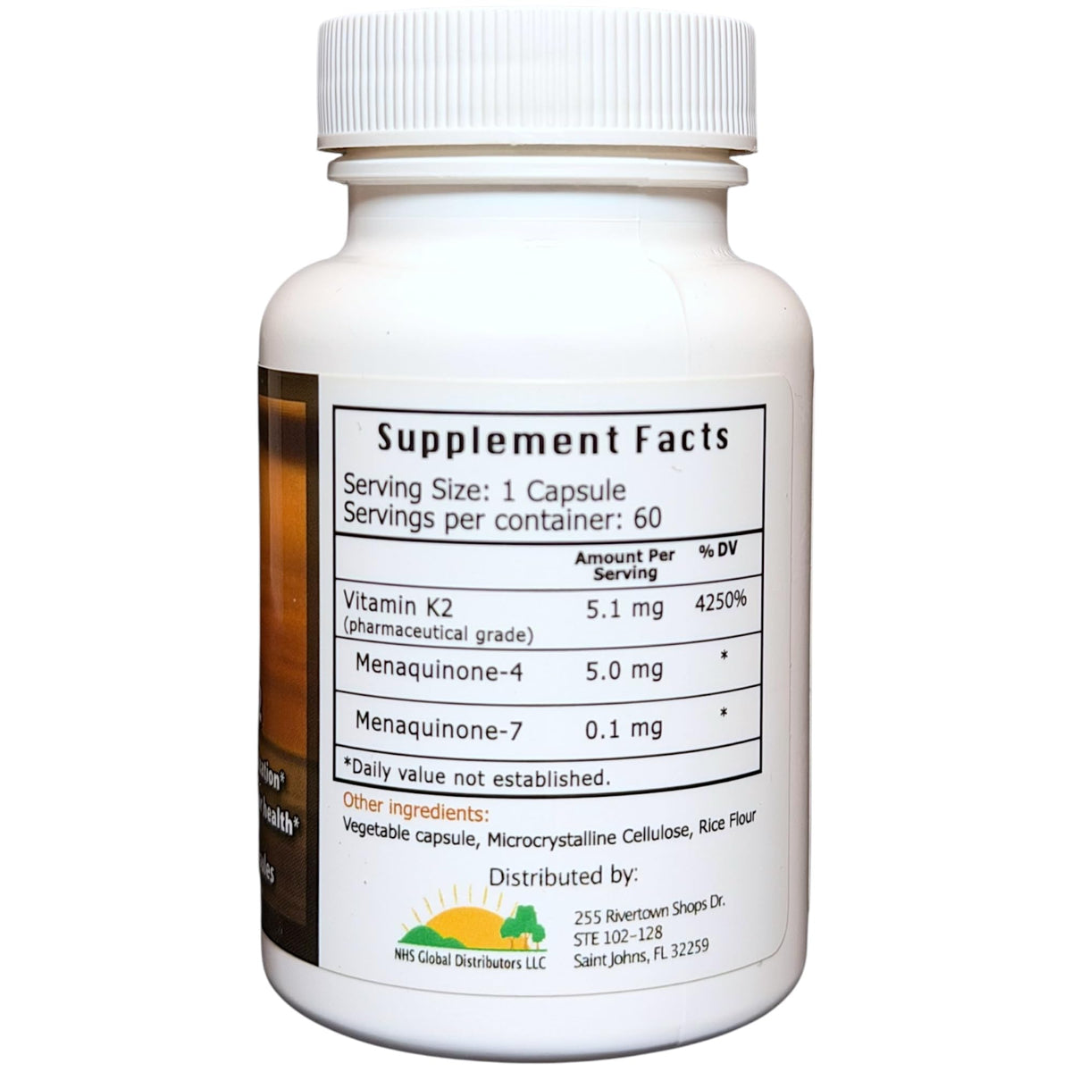 vK2 Vitamin Supplement MK-4 + MK-7